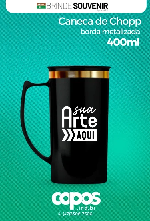Caneca de Chopp com Borda