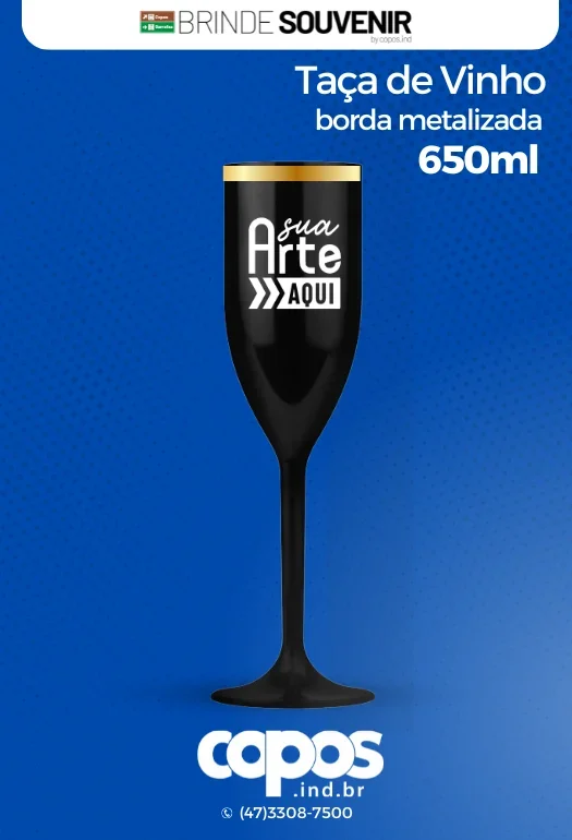 Ta&ccedil;a Champanhe com borda
