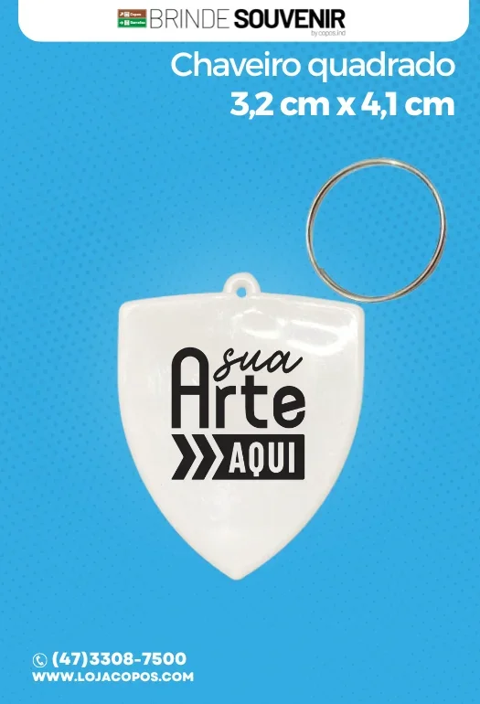 Chaveiro Personalizado Escudo